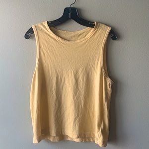 GAP yellow tank top - size M